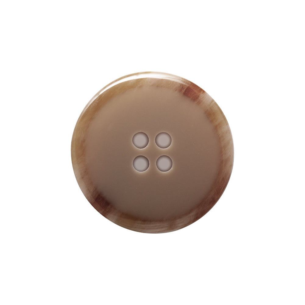 Italian Beige and Ivory Abstract 4-Hole Plastic Button - 36L/23mm - Joann Fabrics