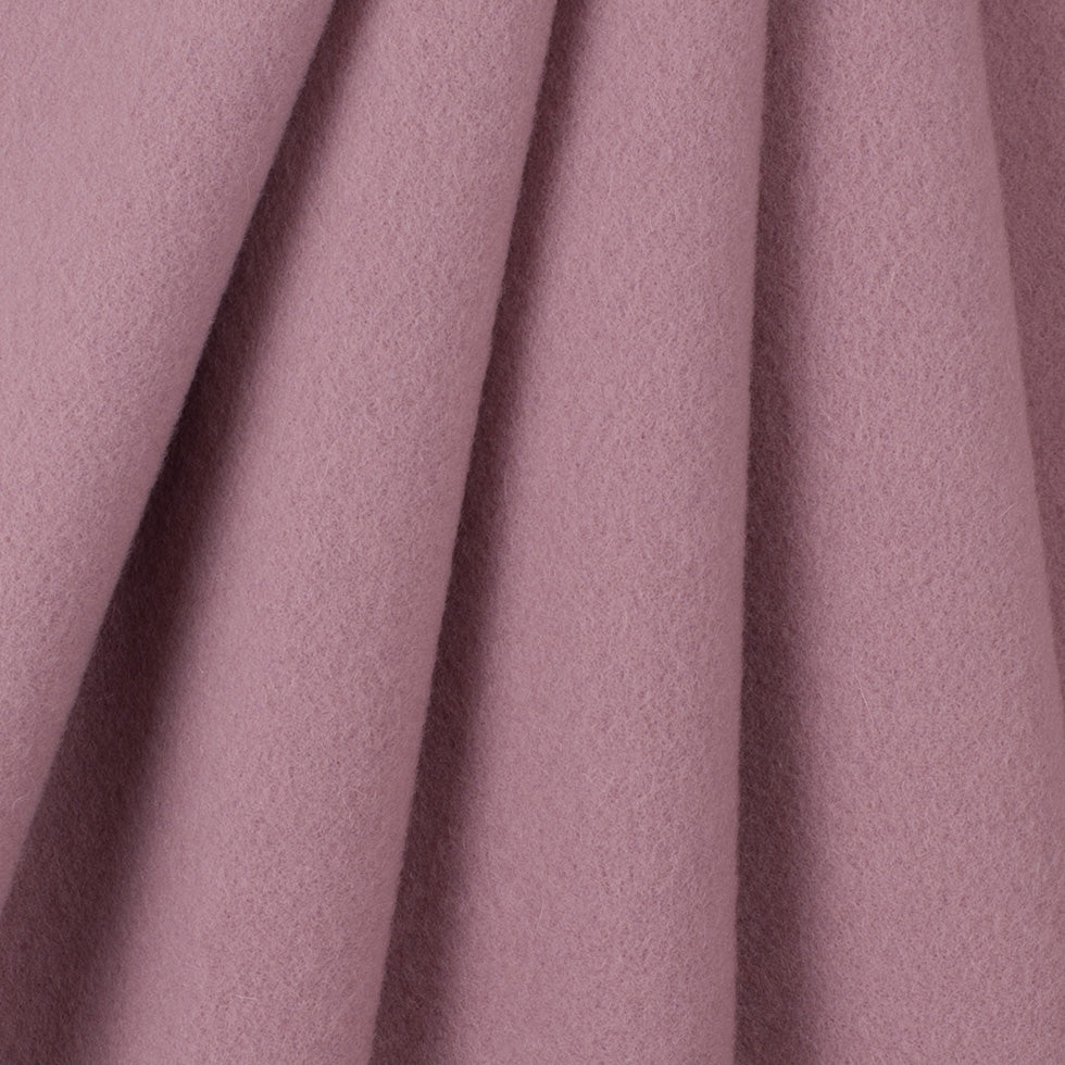 Wool and Cashmere Coating Made in Italy - Dusty Rose - Alberini Collection - Joann Fabrics