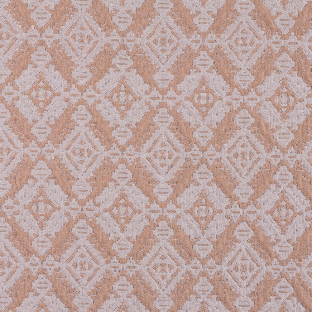 Apricot/Cream Geometric Brocade - Joann Fabrics