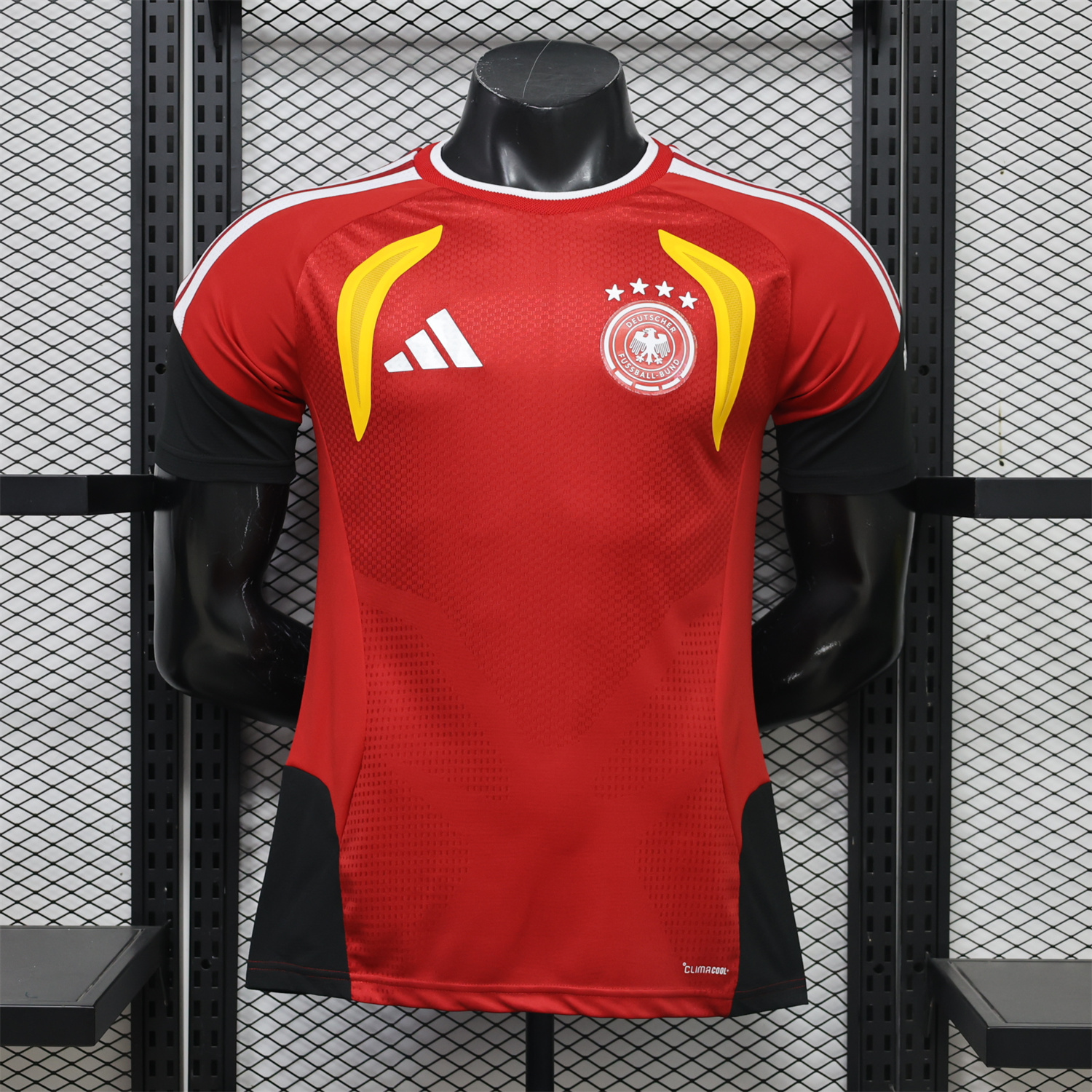 Germany 2026 Red Short-Sleeve Training Jersey - Player Version - UnitedFutballJersey
