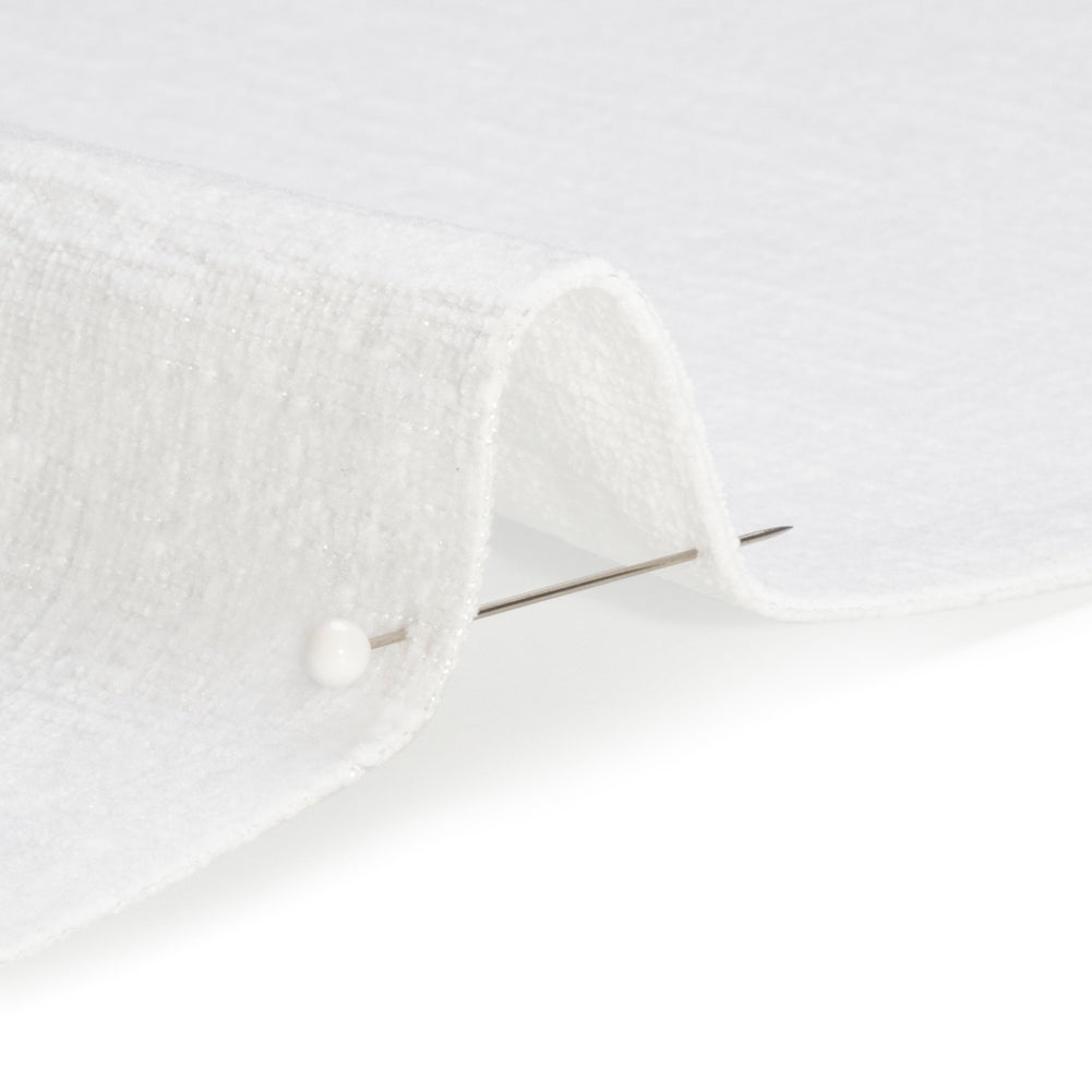 Otta White Polyester Chenille Woven - Joann Fabrics