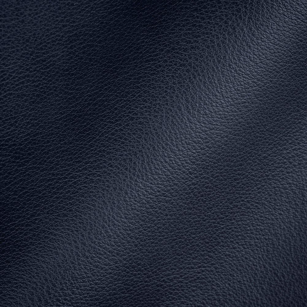 Moscato Italian Navy Aniline Dyed Soft Top Grain Performance Cow Leather Hide with Protective Topcoat - Joann Fabrics