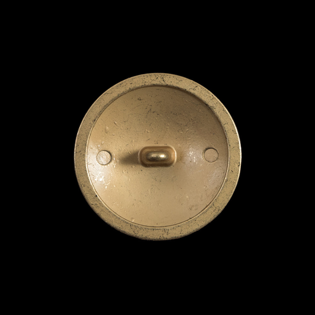 Italian Gold Metal Crest Button - 36L/23mm - Joann Fabrics