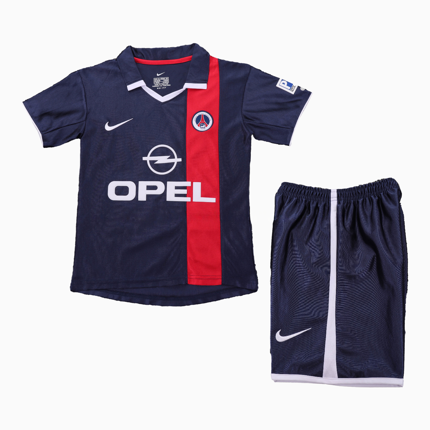 Retro Paris Saint-Germain PSG 2001-02 Home Kids Kit - UnitedFutballJersey