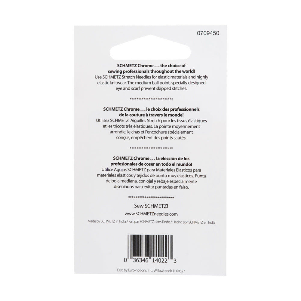 Schmetz Chrome Stretch Machine Needles - 75/11 - 5 ct - Joann Fabrics