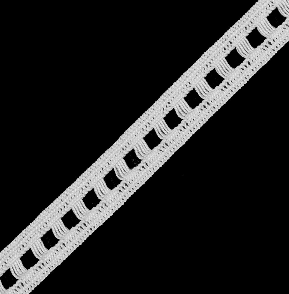 European Off-White Ladder Crochet Cotton Trimming - 11/16