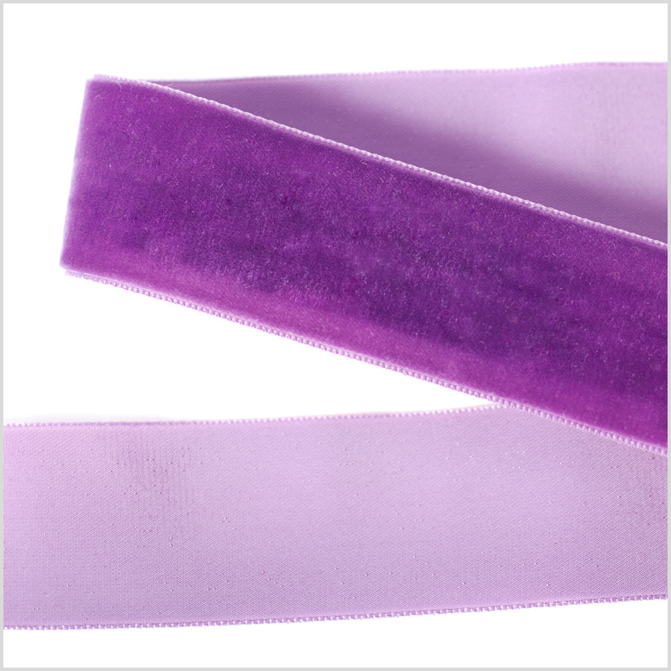 Single Faced Velvet Ribbon Made in Italy - 1.5