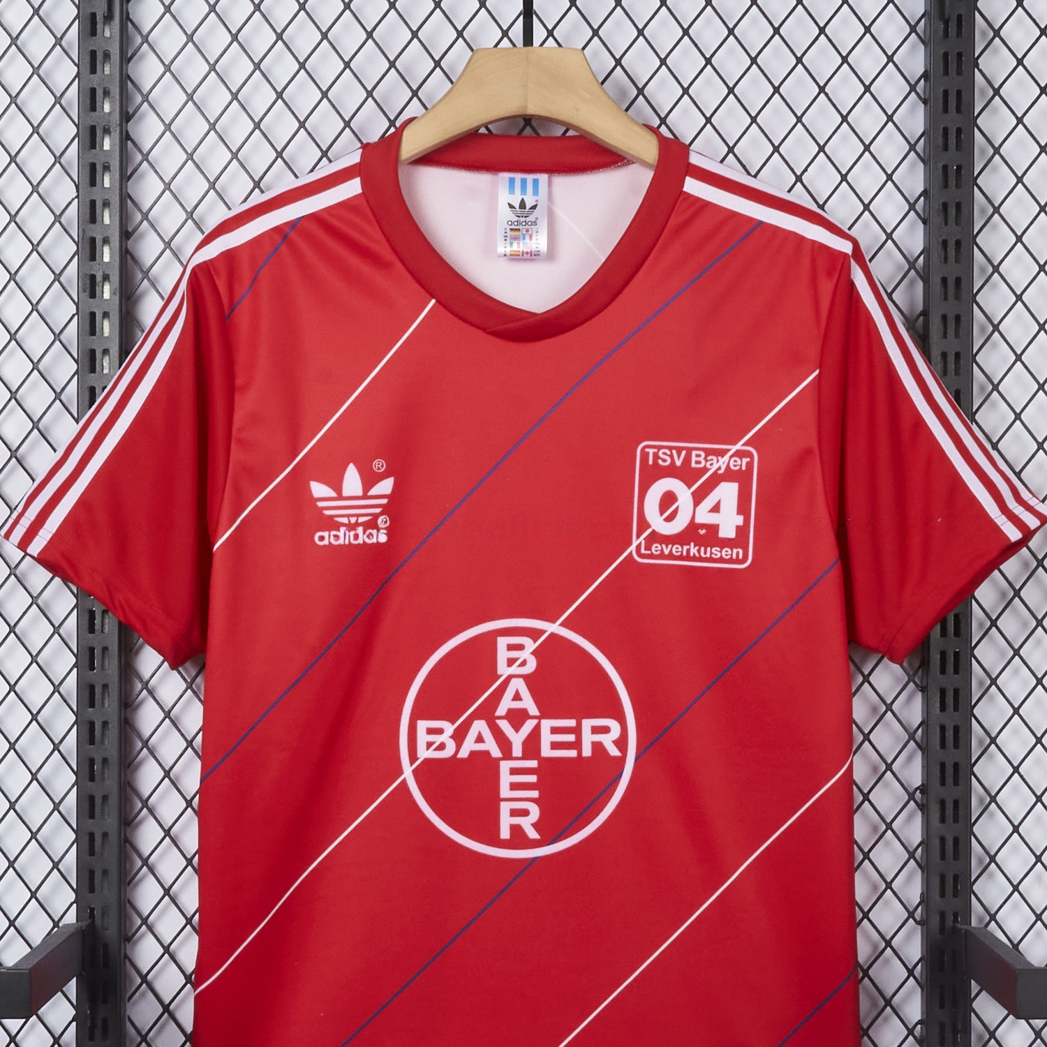 Retro Bayer 04 Leverkusen 1987-88 Home Red Jersey - UnitedFutballJersey