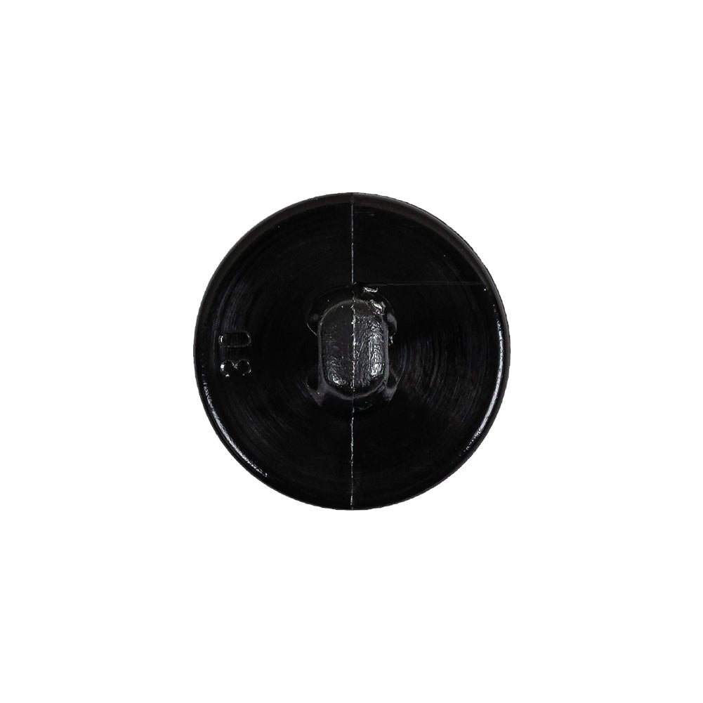 Italian Black Floral Etched Shank Back Button - 30L/19mm - Joann Fabrics