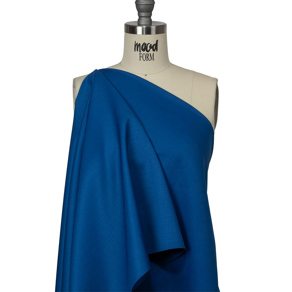 Super 120 Merino Wool Suiting - Classic Blue - Finn Collection - Joann Fabrics
