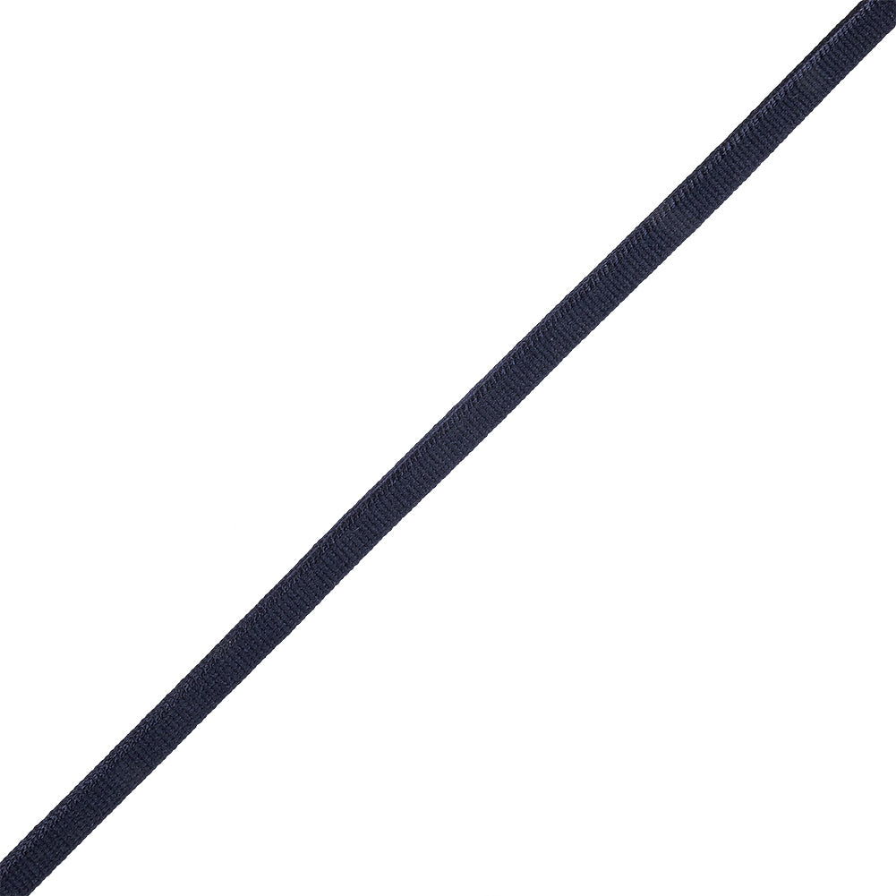 Evening Blue Braided Cord with Lip - 0.375