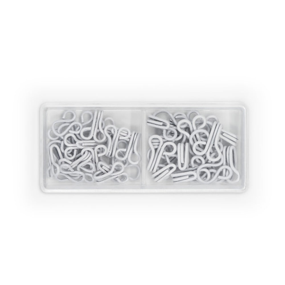Dritz Hooks & Eyes - White - Sizes 1 & 2, 20 Sets - Joann Fabrics