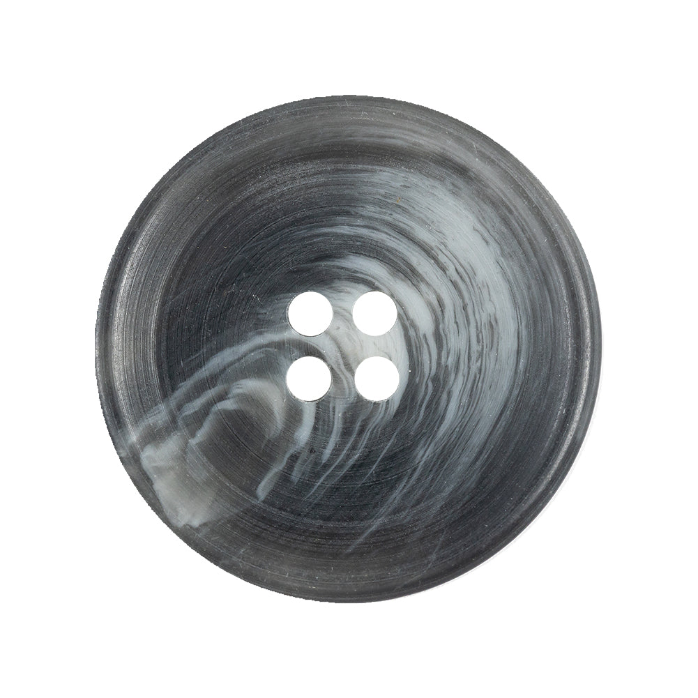 Gray and Silver Cloud Swirled 4-Hole Shallow Plate Plastic Button - 44L/28mm - Joann Fabrics