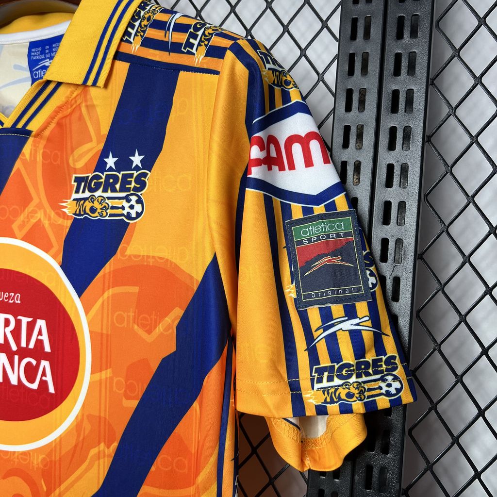 1997/1998 Retro Tigres Home Football Shirt 1:1 Thai Quality