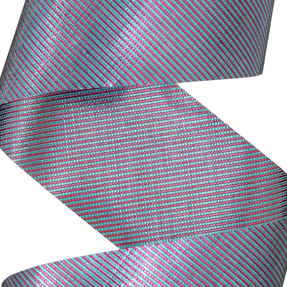 Italian Purple Metallic Ribbon - 1