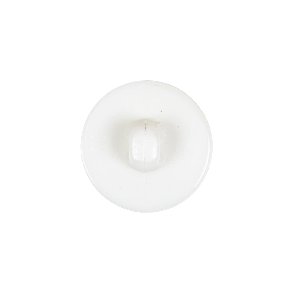 Italian White Faceted Center Floral Molded Shank Back Plastic Button - 30L/19mm - Joann Fabrics