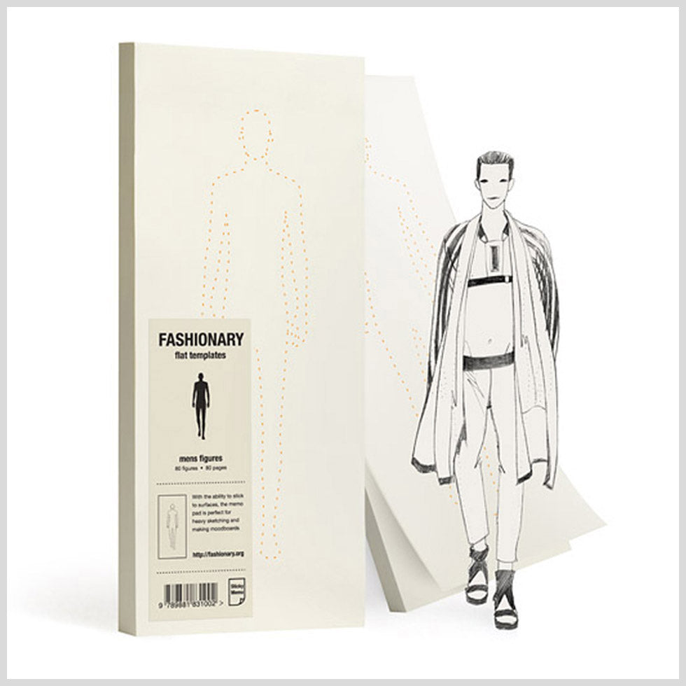 Fashionary Men's Figures Memo Pad - Joann Fabrics