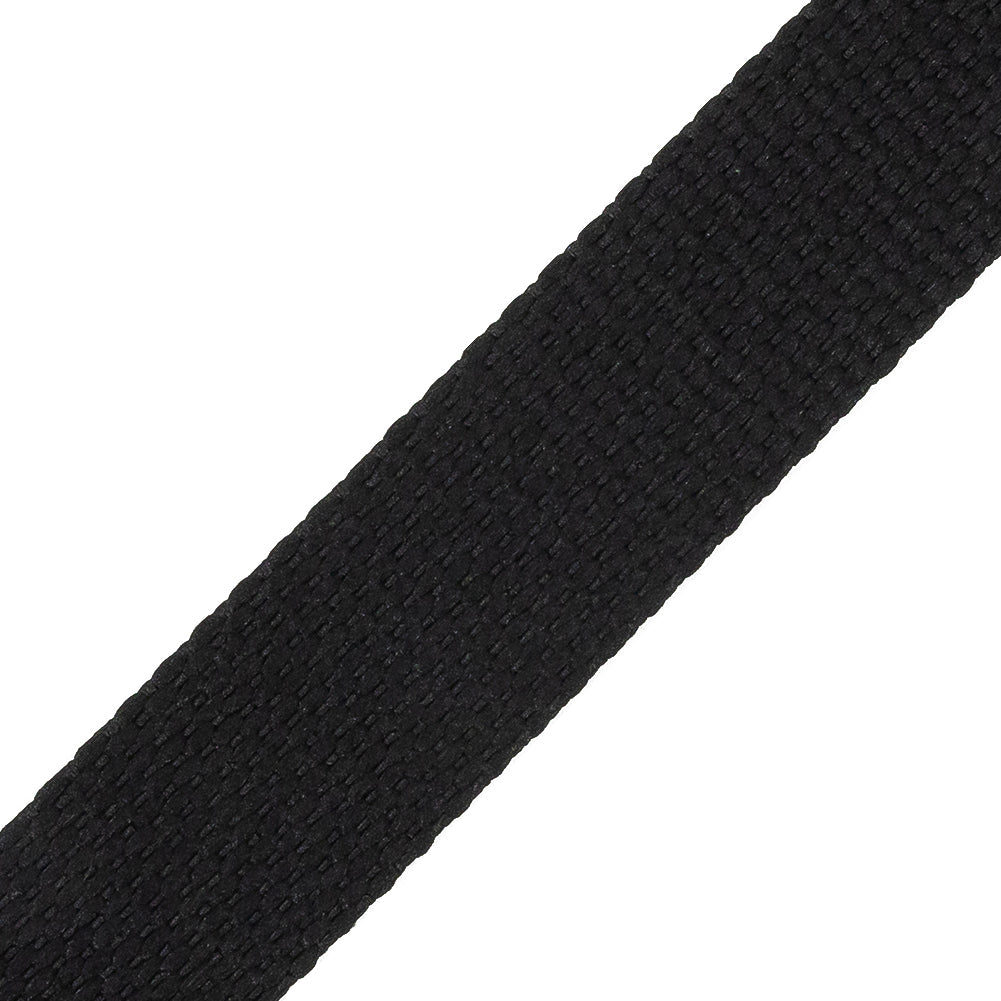 Italian Black 1.10 mm Gauge Webbing - 0.875