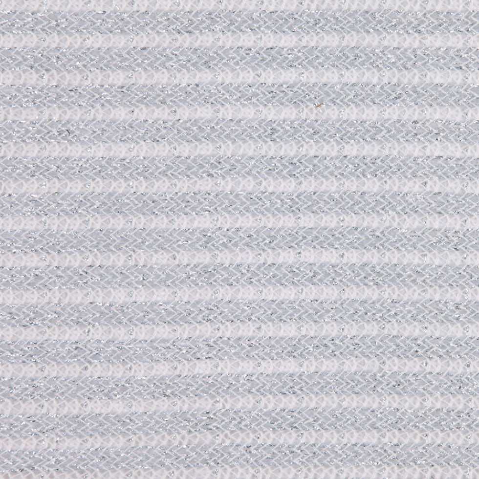 Metallic Silver Wool Blend Striped Knit - Joann Fabrics