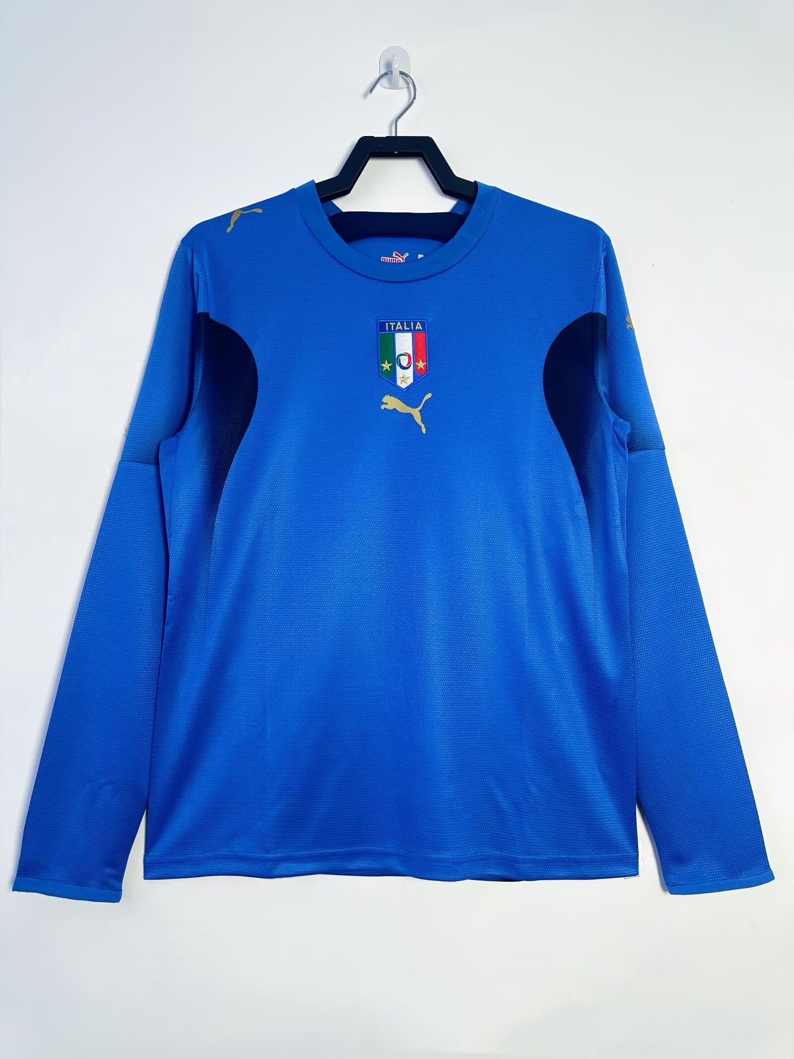 2006 Retro Italy Long sleeves Home Soccer Shirt 1:1 Thai Quality
