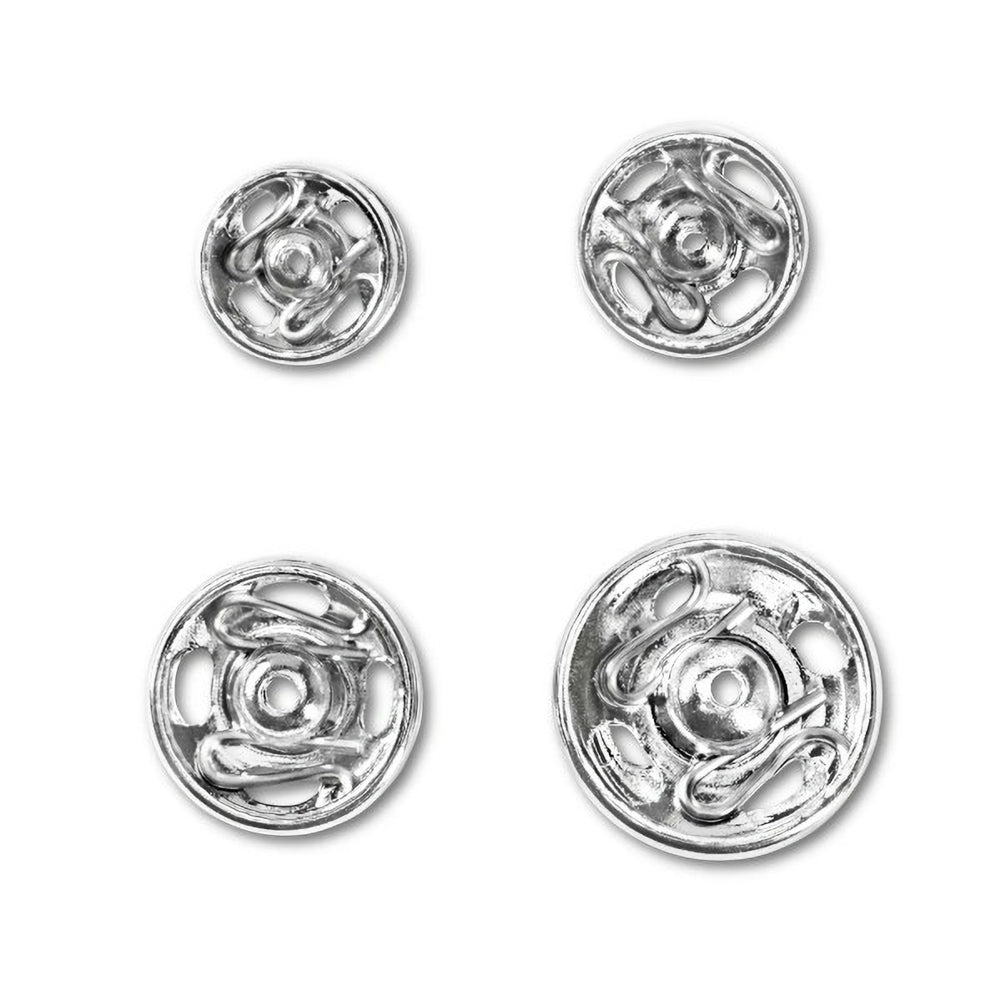 Prym Sew-On Snap Fasteners - Silver Assorted 6-11mm - 20 ct - Joann Fabrics