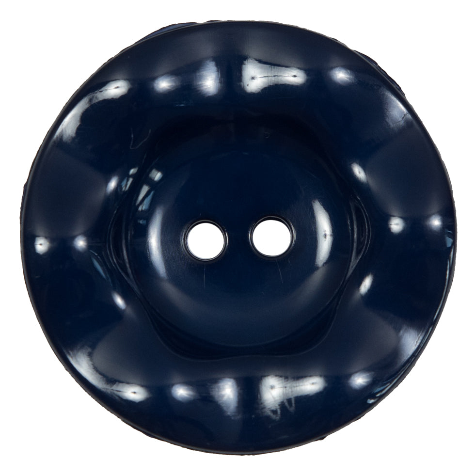 Italian Navy Wavy Plastic 2-Hole - 60L/38mm - Joann Fabrics