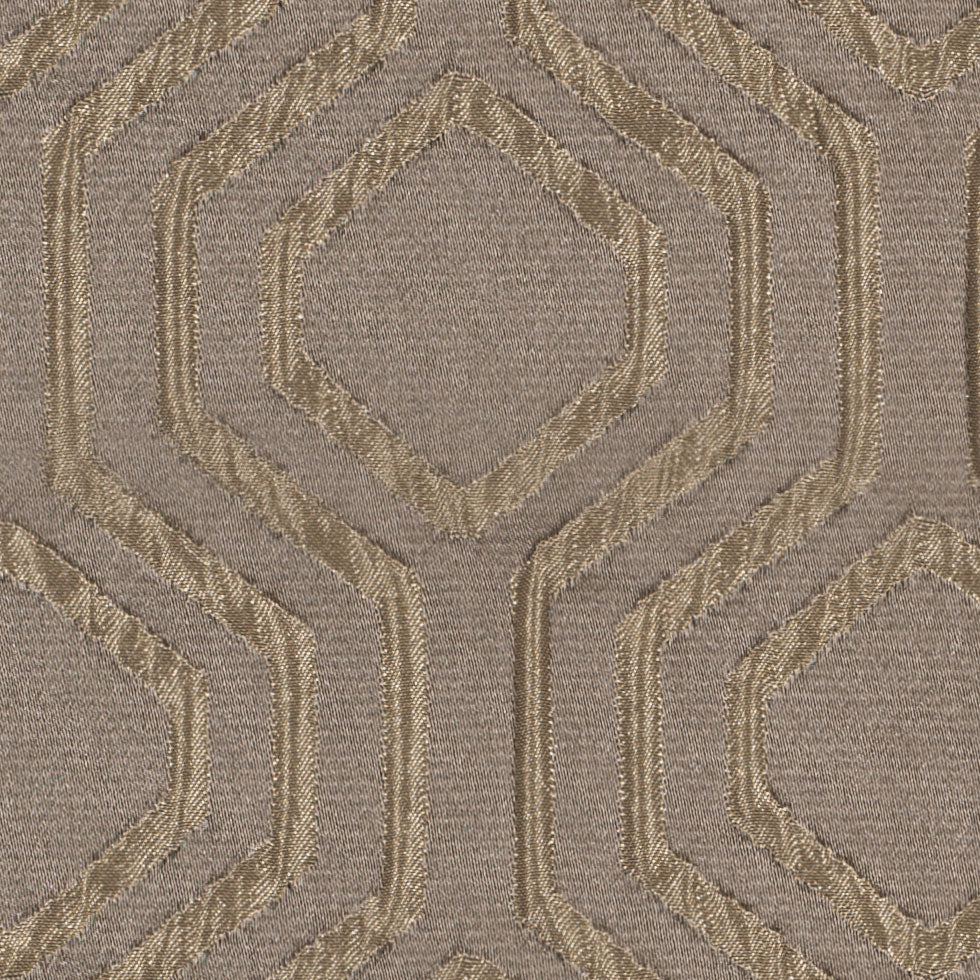 Taupe Geometric Brocade - Joann Fabrics