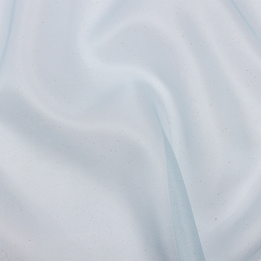 Polyester Mesh Organza with Gold Glitter - Sky Blue - Starlight Collection - Joann Fabrics