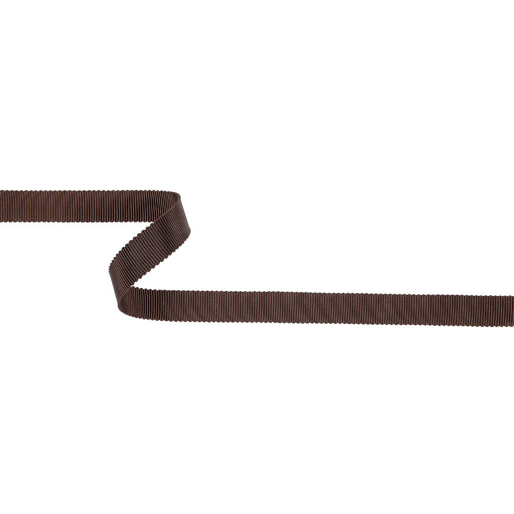 Dark Brown Recycled Polyester Petersham Grosgrain Ribbon - 12mm - Joann Fabrics