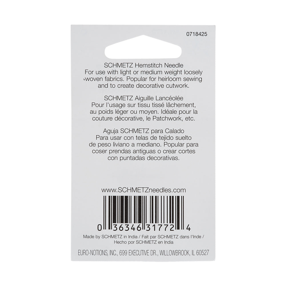 Schmetz Hemstitch/Wing Machine Needle - 100/16 - 1 ct - Joann Fabrics