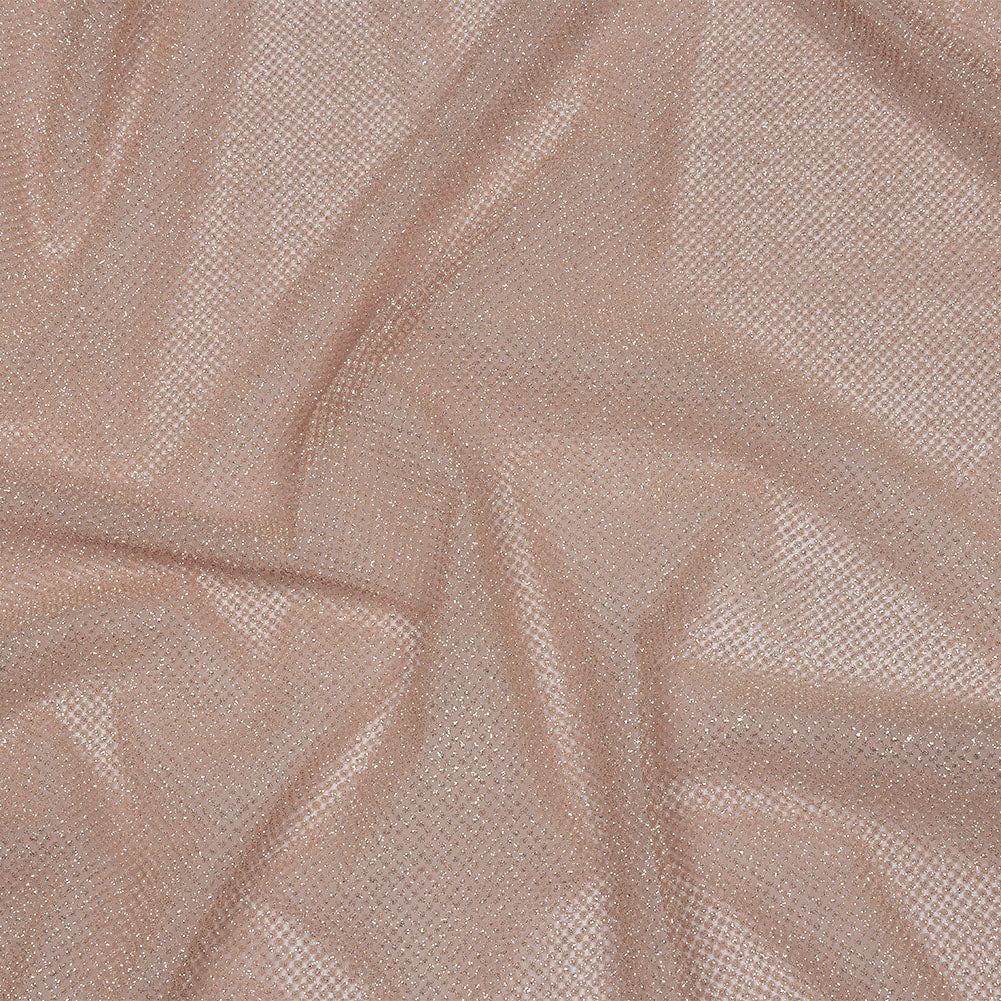 3D Puffy Glitter Tulle - Pink and Silver Packed Polka Dots - Joann Fabrics