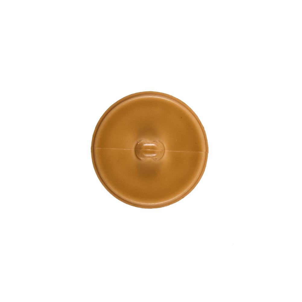 Italian Light Brown Faux Leather Plastic Button - 24L/15mm - Joann Fabrics