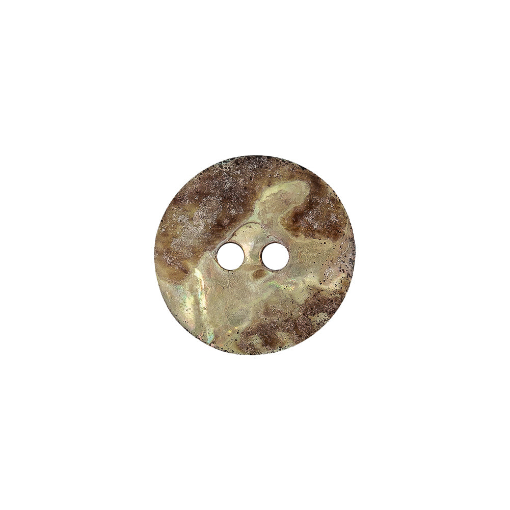 Oil Slick Iridescent 2-Hole Shell Button - 24L/15mm - Joann Fabrics