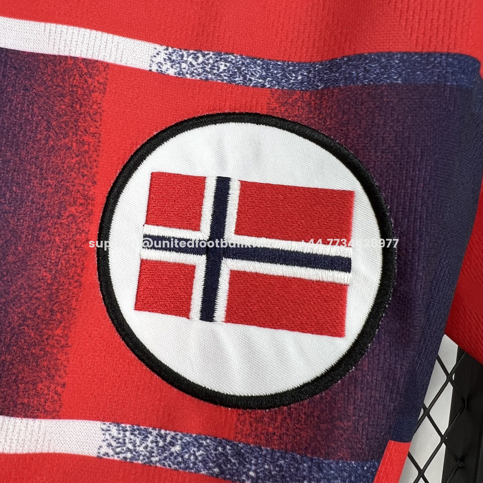 Retro Norway 1998 Home Jersey - UnitedFutballJersey