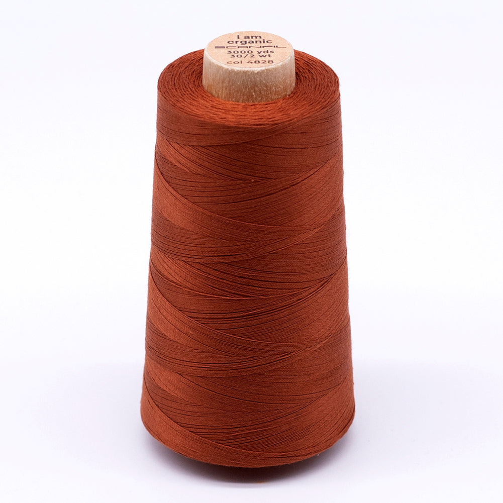SCANFIL® 30wt Organic Pima Cotton Thread 3000 yd Cone - 4828 Baked Clay - Joann Fabrics