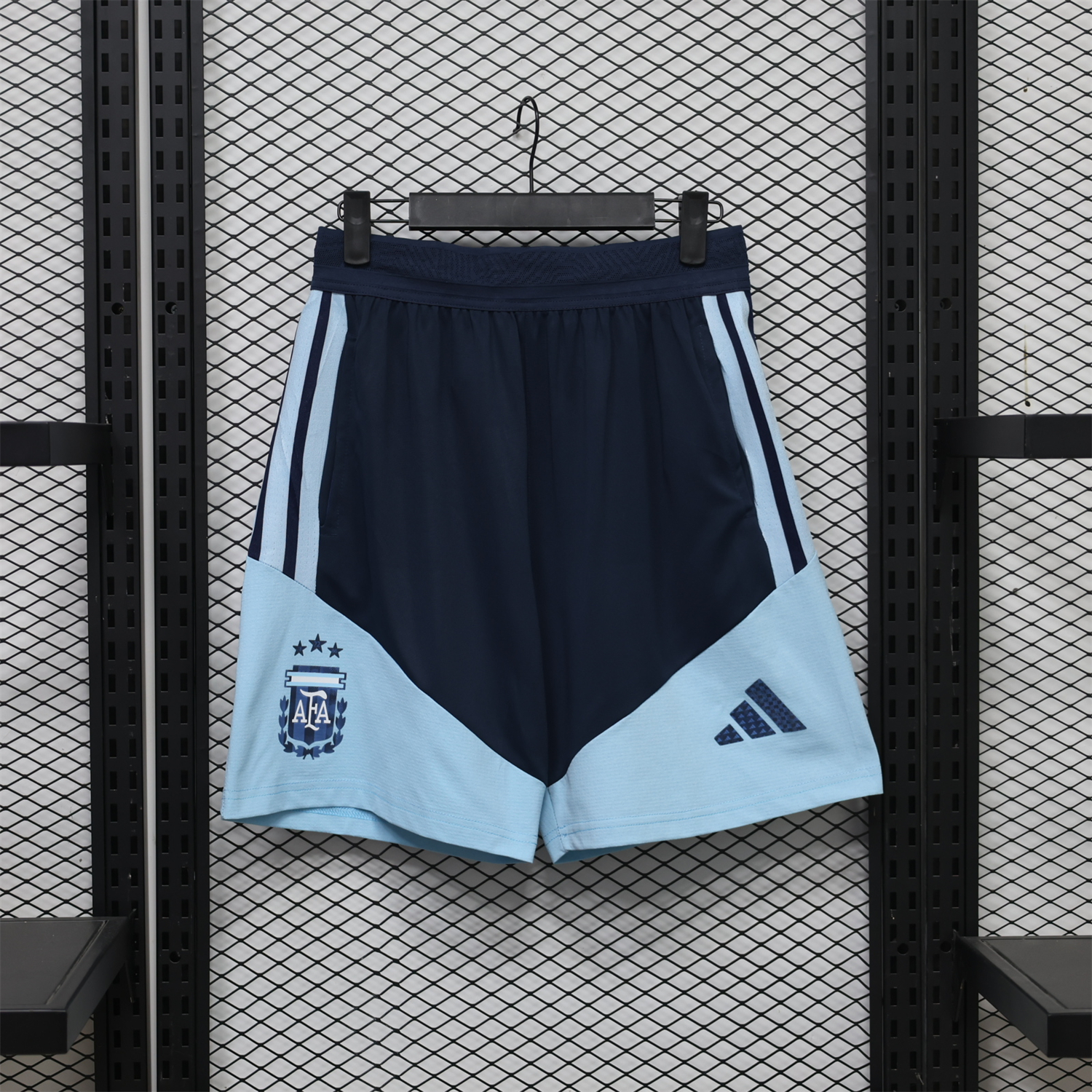 Argentina 2026 Blue Black Training Shorts - Player Version - UnitedFutballJersey