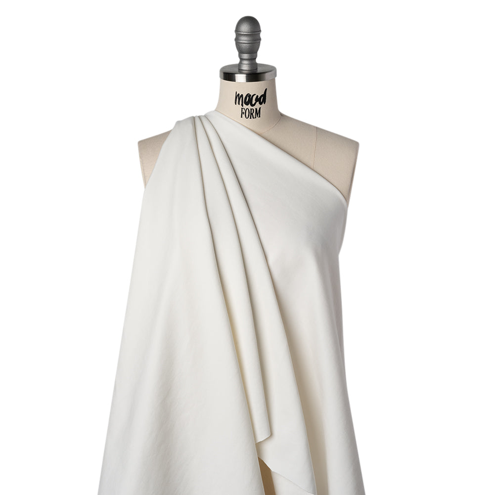 Stretch Viscose and Polyamide Ponte Knit - Off White - Famous Australian Designer Deadstock - Joann Fabrics