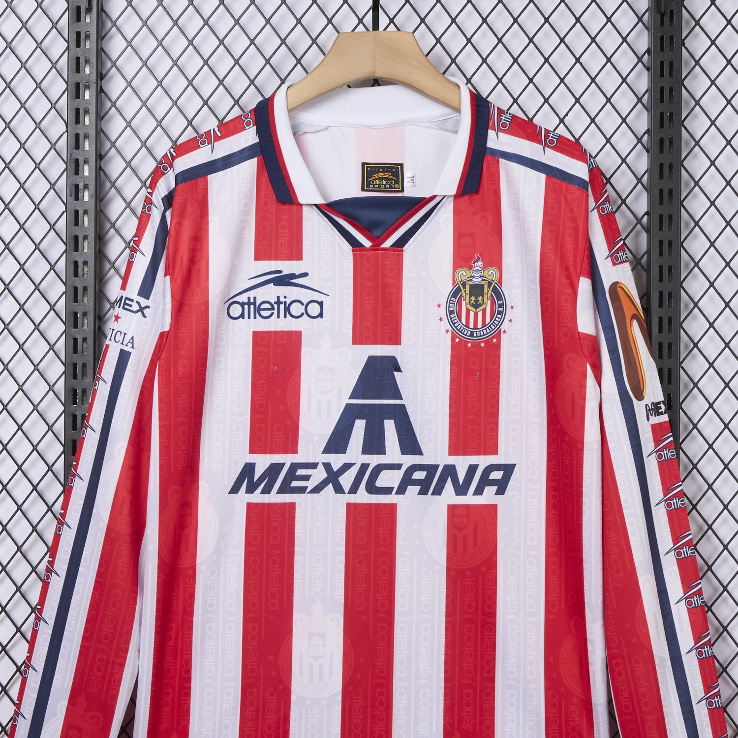 Retro Chivas de Guadalajara 1997-98 Home 2 Long Sleeves Jersey - UnitedFutballJersey