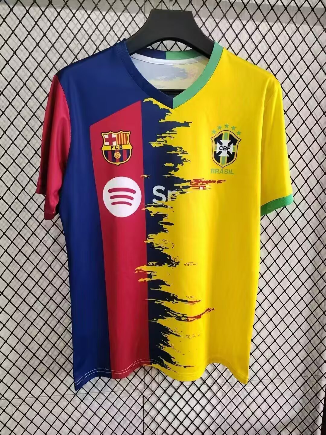2025/2026 Barcelona Brazil United Edition Football Jersey 1:1 Thailand Quality