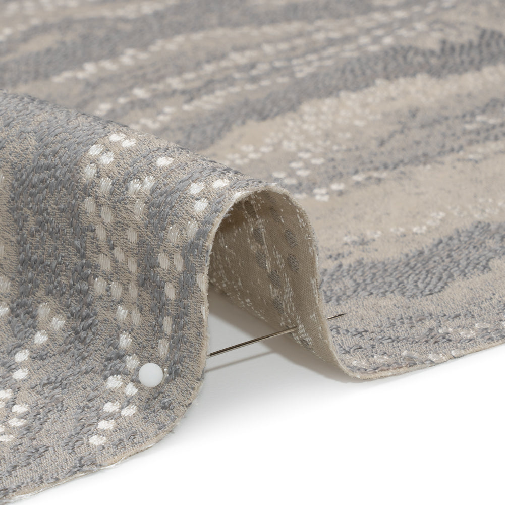 Recycled Polyester Jacquard - Slate Landscape Spots - British Imported - Joann Fabrics