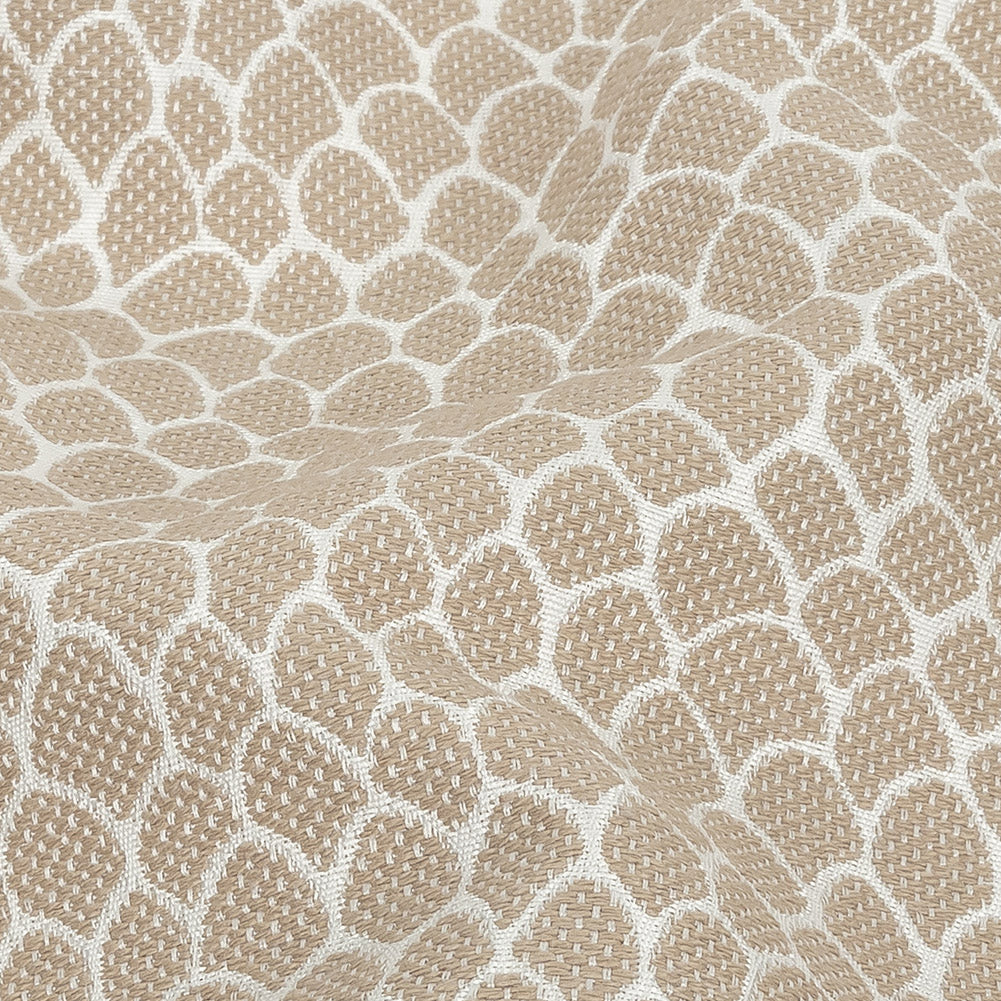 Khaki Scaled Blended Polyester Jacquard - Joann Fabrics