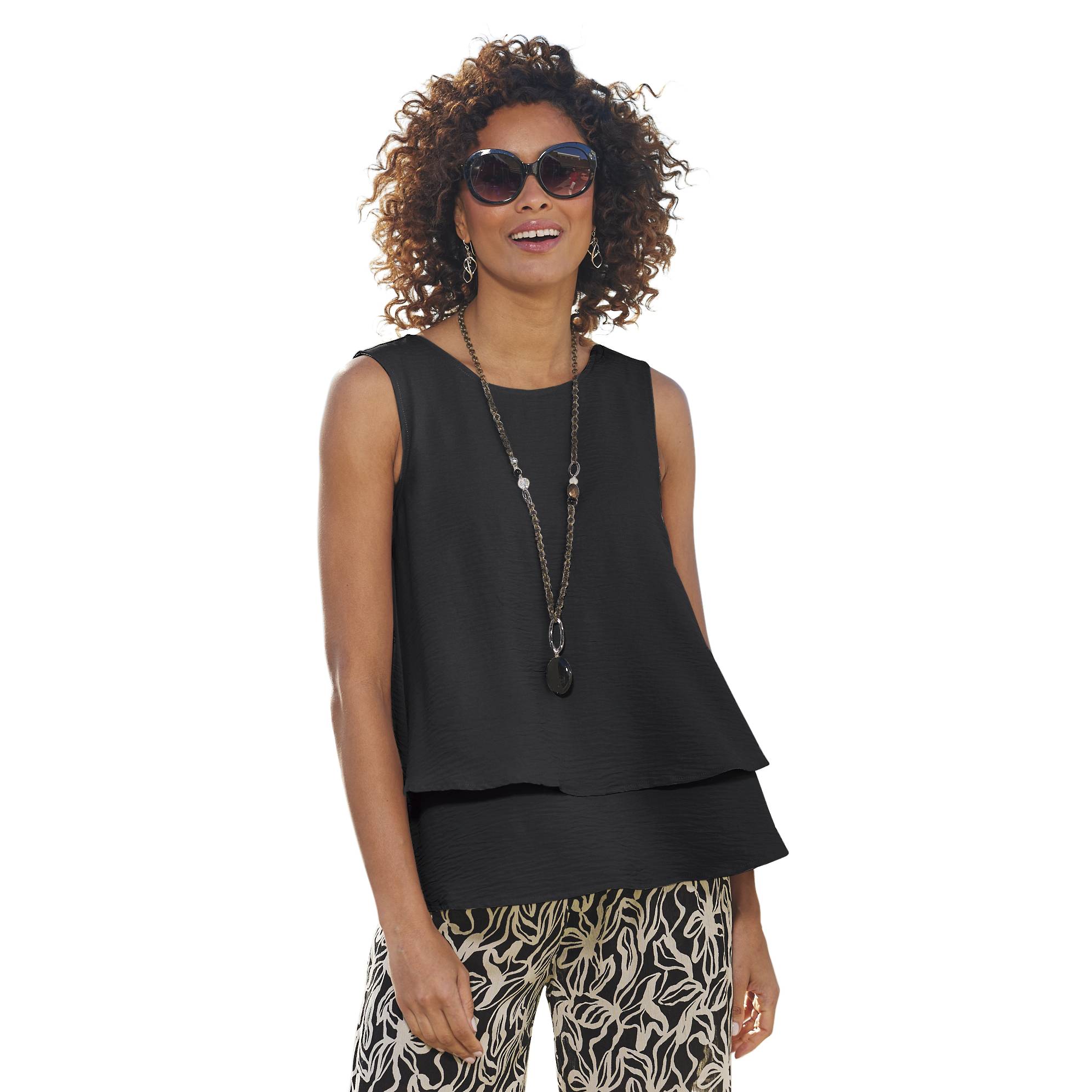 Sleeveless Airy Tiered Top - Northstyle Catalog