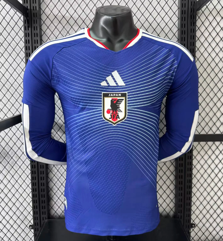 2026 Long Sleeve Player Version Japan Home Football Jersey 1:1 Thai Quality