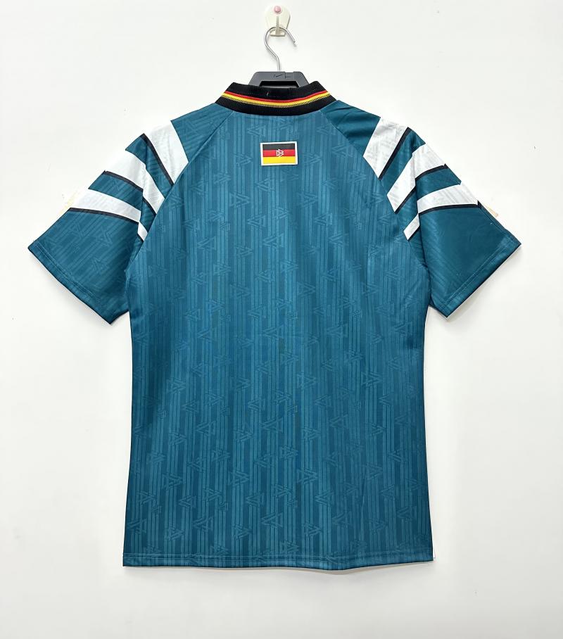 1996 Retro Soccer Jersey Germany Away