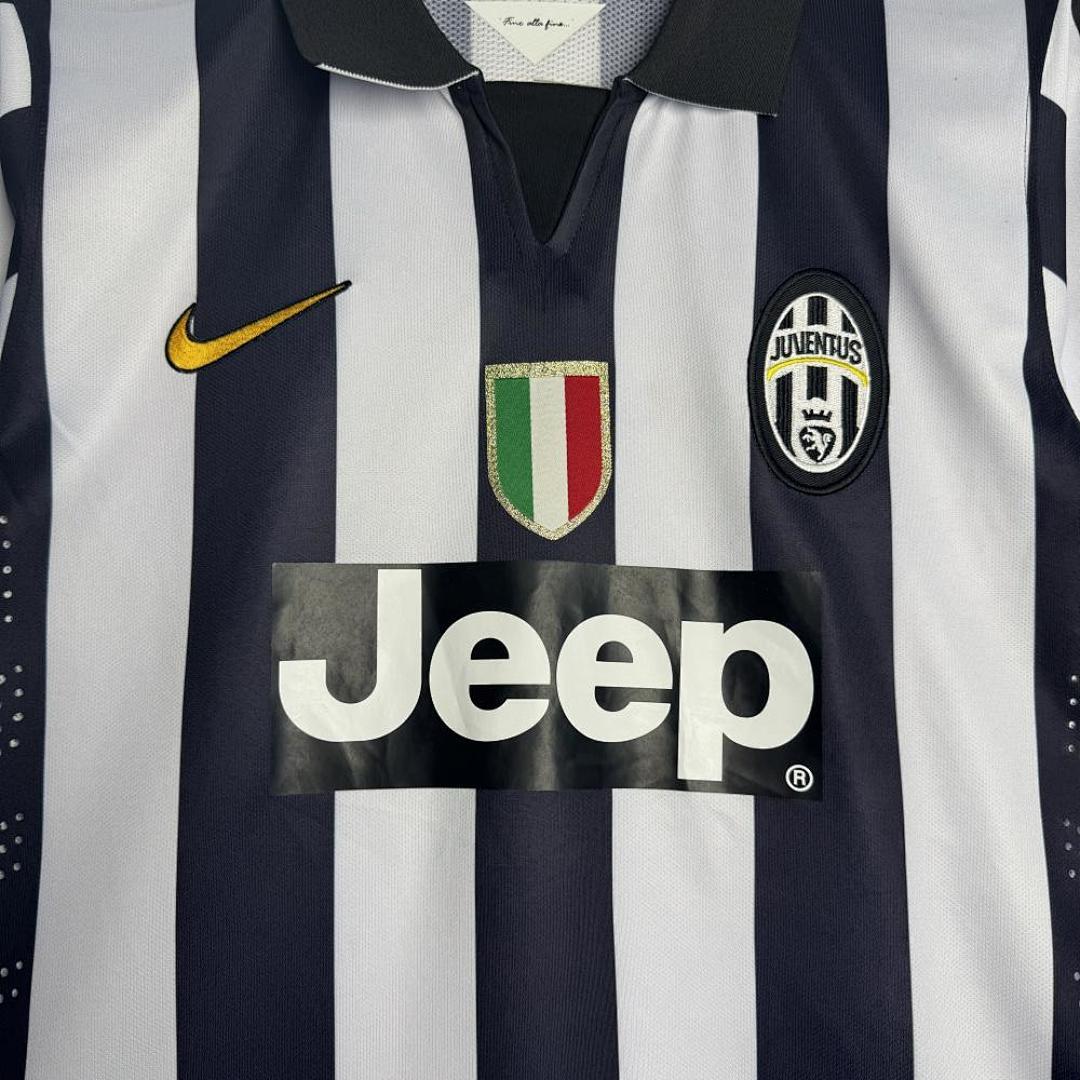 2014/2015 Retro Long Sleeve  Juventus Home Football Jersey 1:1 Thai Quality