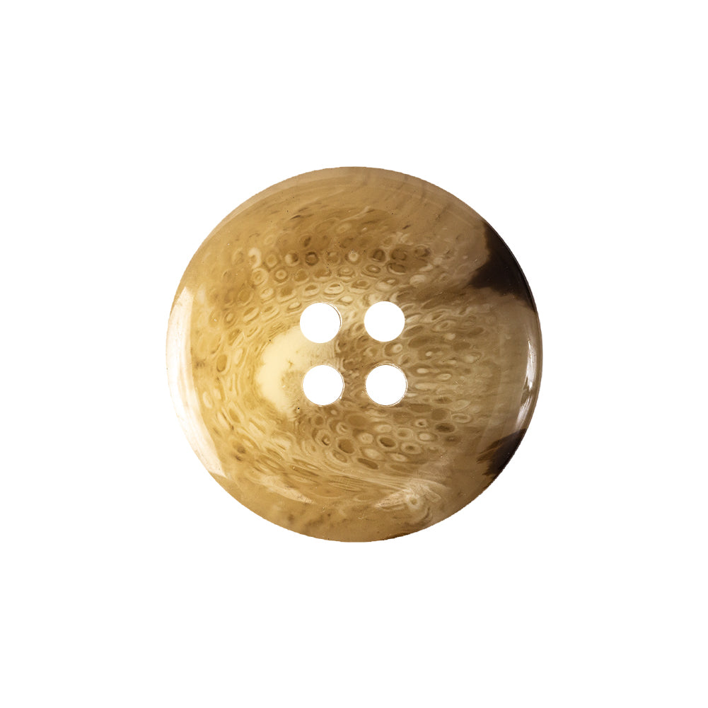 Honey Beige and Tobacco Brown Swirl Deep Well 4-Hole Plastic Button - 36L/23mm - Joann Fabrics