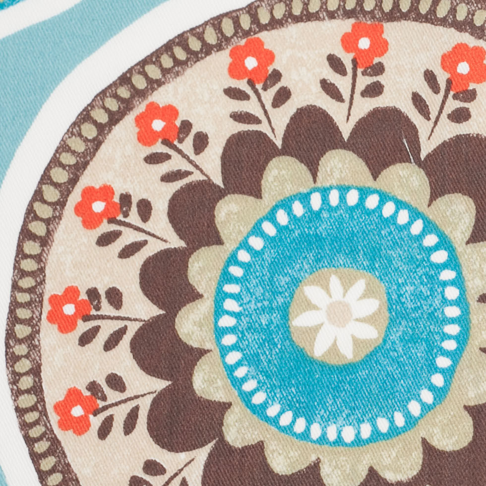 Spanish Blue Medallion Cotton-Polyester Print - Joann Fabrics