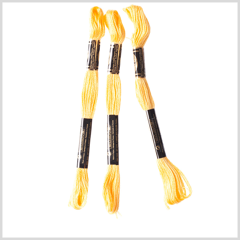 3-Pack DMC Size 6 Embroidery Floss #743 Canary - Joann Fabrics