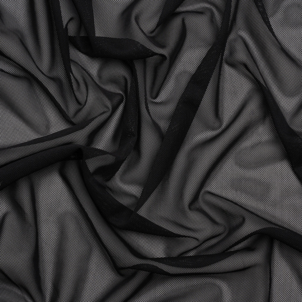 Polyester Stretch Mesh - Black - Designer Deadstock - Joann Fabrics