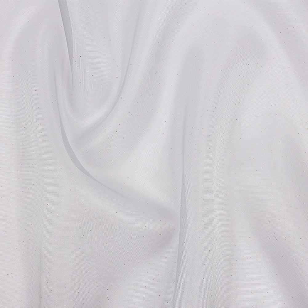 Polyester Mesh Organza with Gold Glitter - Pale Blue - Starlight Collection - Joann Fabrics